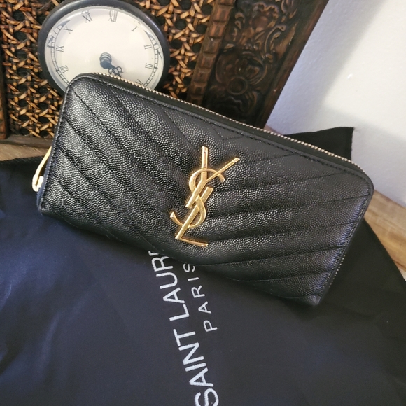 Yves Saint Laurent | Bags | Yves Saint Laurent Ysl Wallet | Poshmark